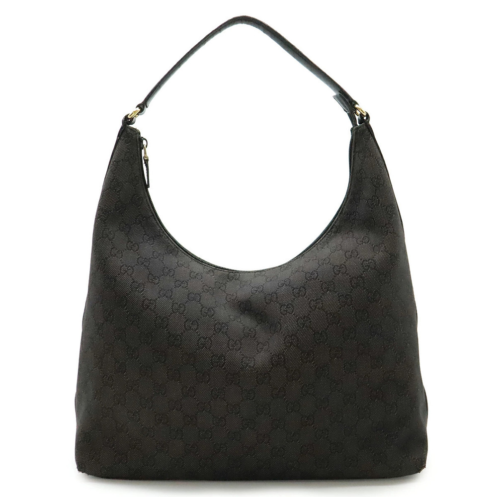 Gucci GG Denim Hobo Shoulder Bag One Shoulder Hobo Canvas Black